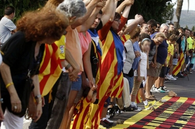 Los independentistas incluyen a la Comunidad Valenciana dentro de los «países ccatalanes» en los actos para la Diada